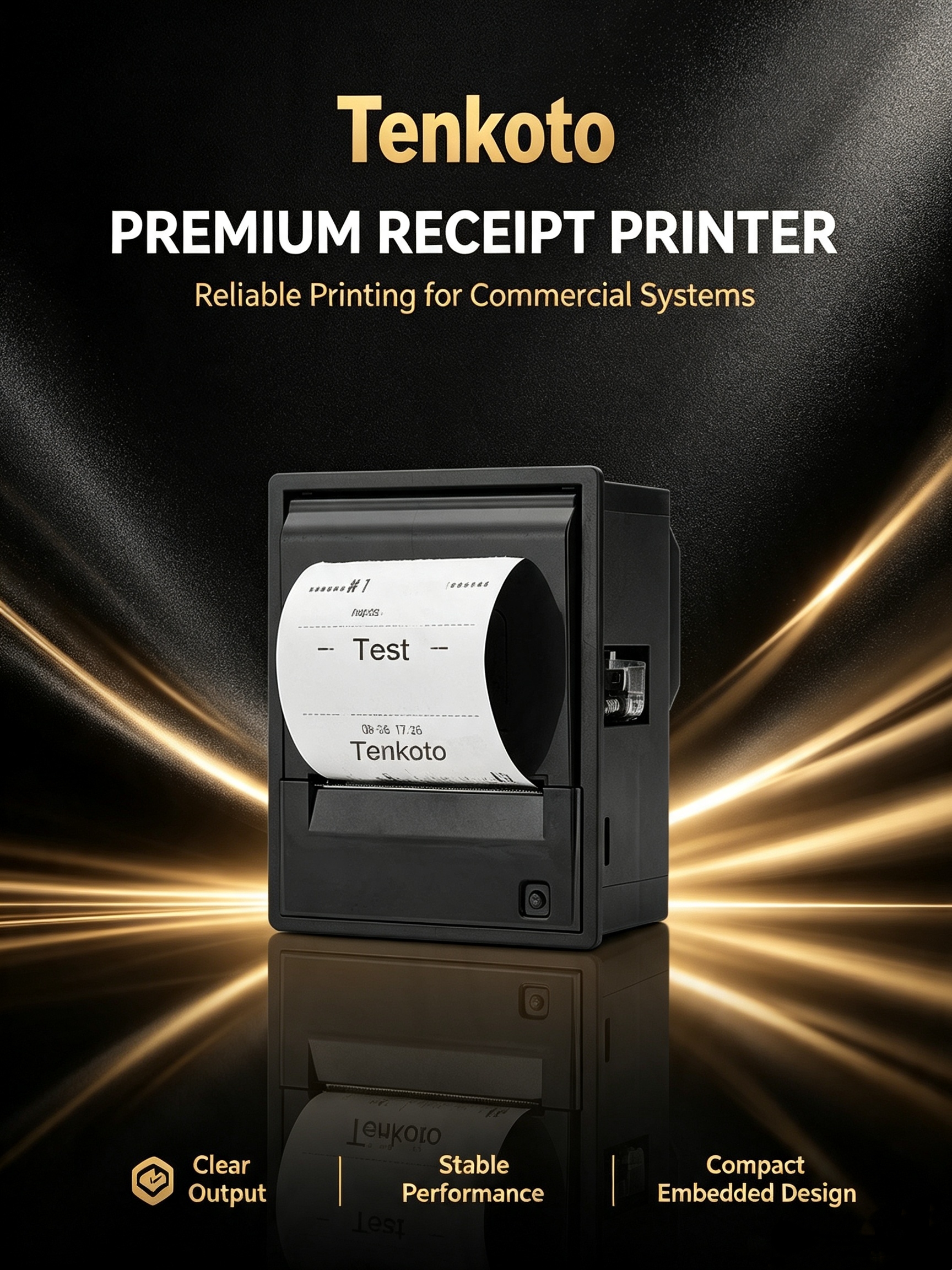 Tenkoto Embedded Thermal Printer | Global Bestseller
